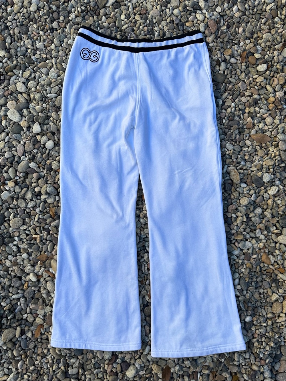 Escada Sport wide-leg drawstring sweat pants with embroidery - Size M - Picture 4 of 4